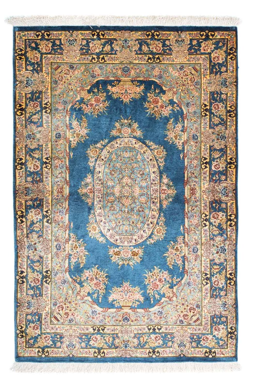 Perser Rug - Ghom - 121 x 80 cm - dark blue