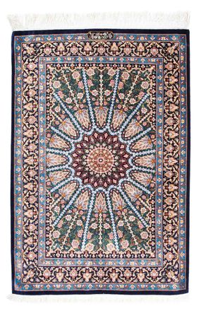 Perser Rug - Ghom - 121 x 81 cm - dark blue