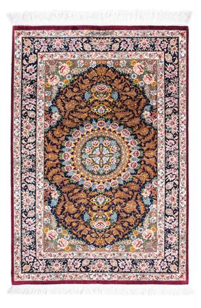 Perser Rug - Ghom - 119 x 79 cm - dark red