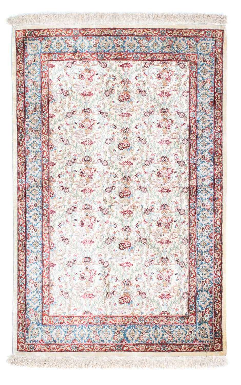 Perzisch tapijt - Ghom - 157 x 99 cm - beige