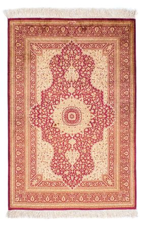 Perser Rug - Ghom - 143 x 95 cm - dark red