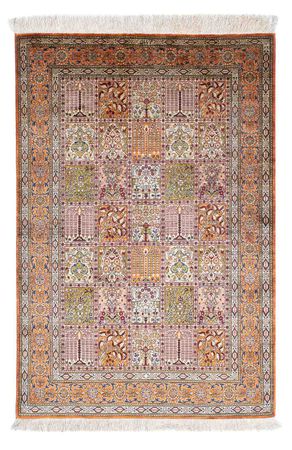 Alfombra persa - Ghom - 150 x 97 cm - multicolor