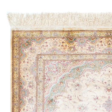 Persisk matta - Ghom - 143 x 103 cm - beige