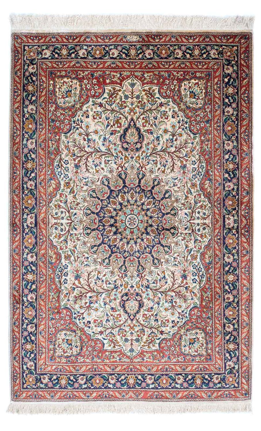 Persisk teppe - Ghom - 155 x 104 cm - beige