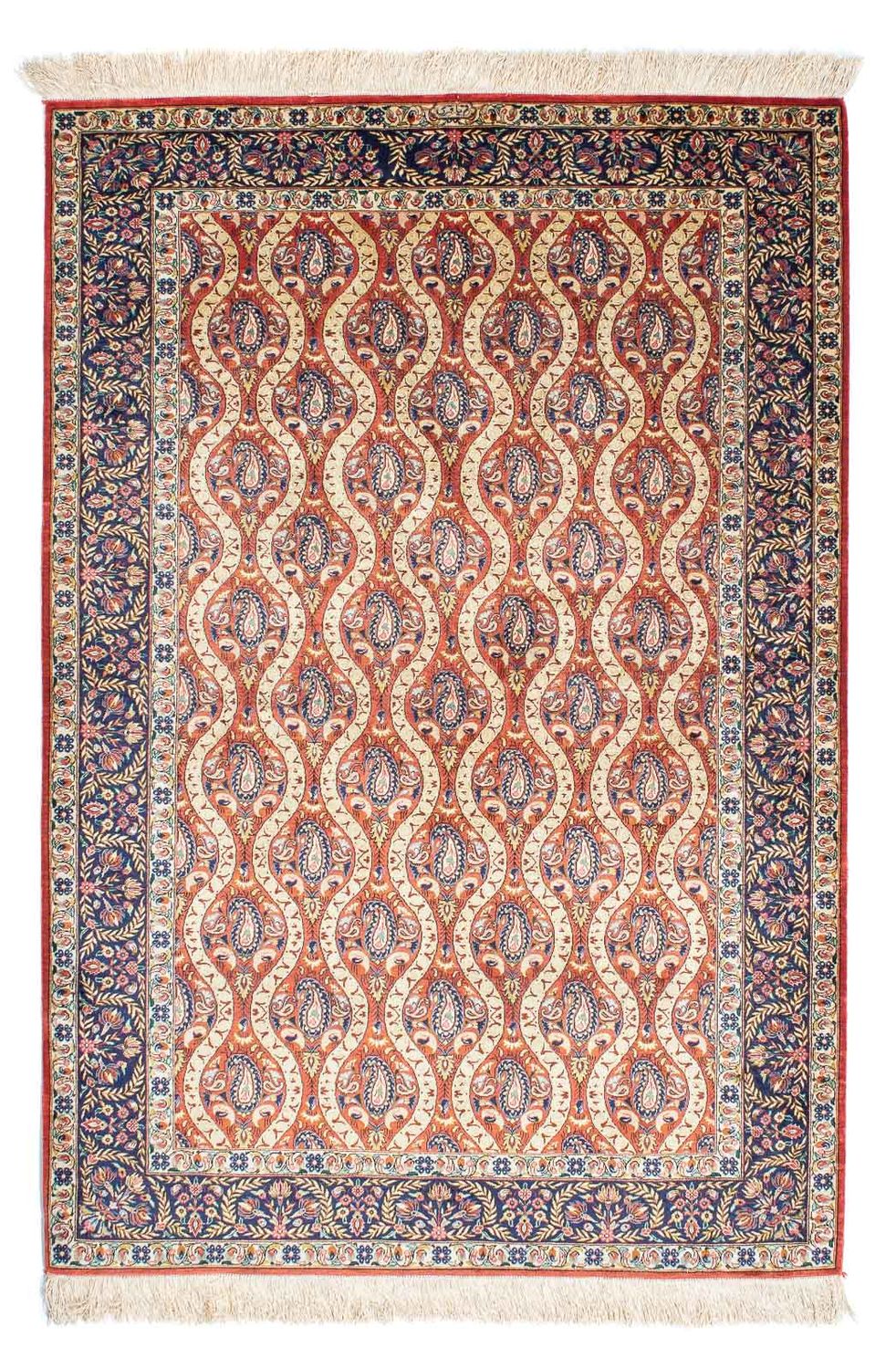 Tappeto Persero - Ghom - 150 x 98 cm - rosso