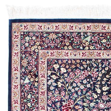 Tapis persan - Ghom - 152 x 100 cm - bleu foncé