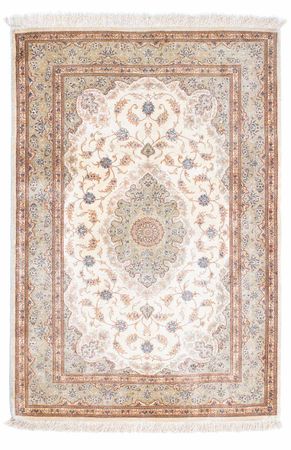 Perzisch tapijt - Ghom - 150 x 88 cm - beige