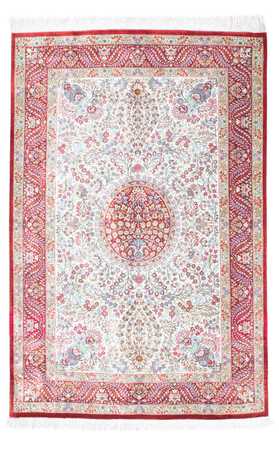 Perser Rug - Ghom - 159 x 102 cm - red