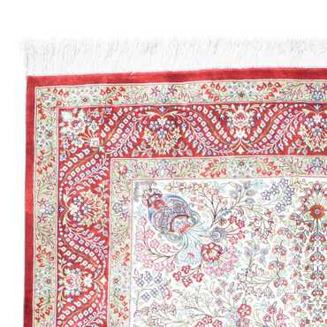 Tapis persan - Ghom - 159 x 102 cm - rouge