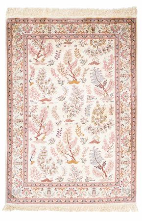 Tapis persan - Ghom - 146 x 104 cm - beige