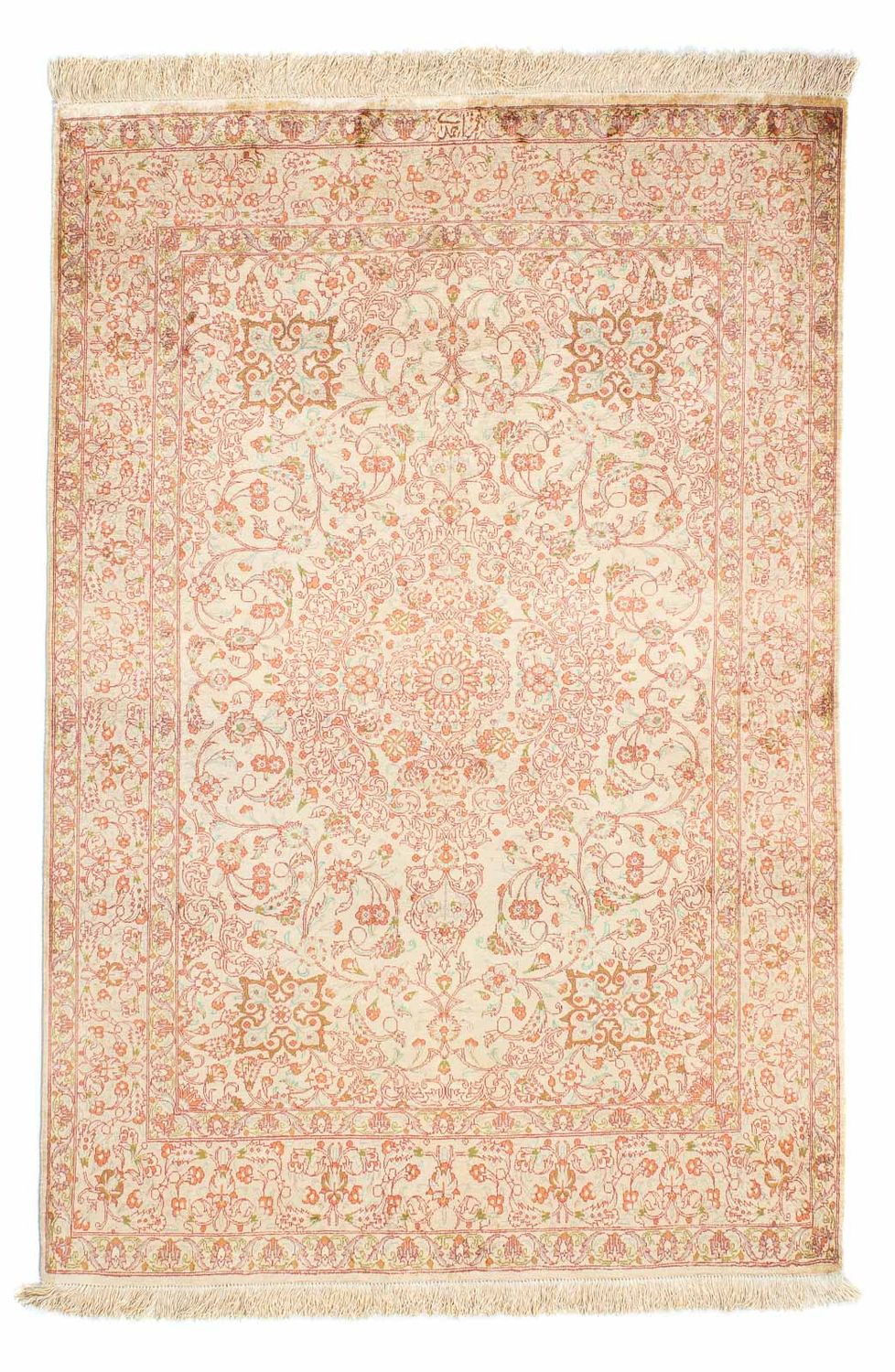 Persisk tæppe - Ghom - 146 x 98 cm - beige