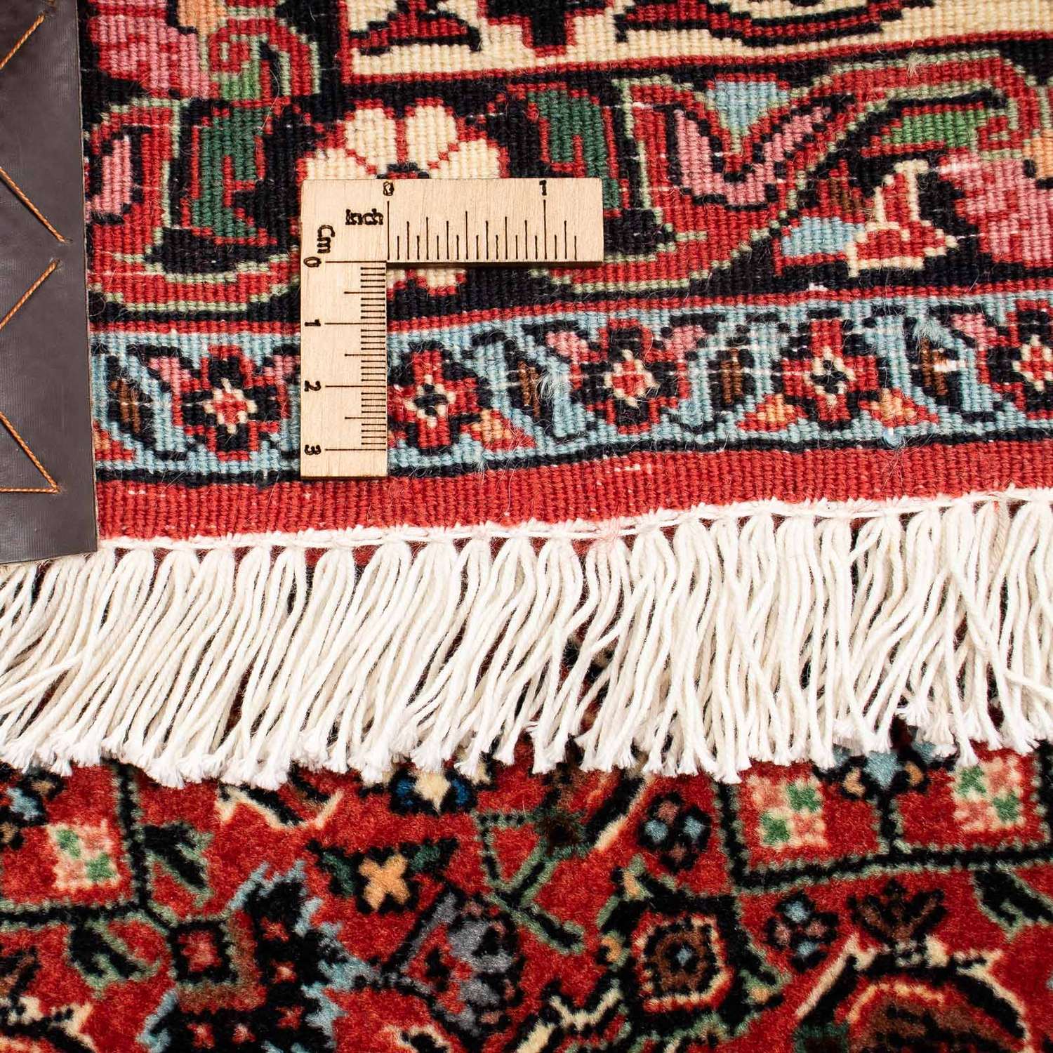 Persisk teppe - Bijar square  - 203 x 197 cm - mørk rød