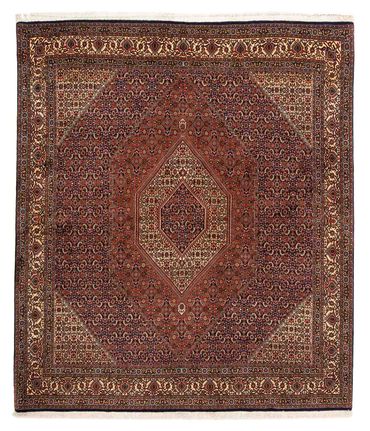 Tapis persan - Bidjar - 222 x 203 cm - marron