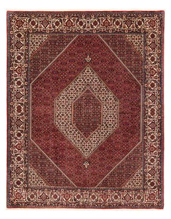 Tapis persan - Bidjar - 252 x 205 cm - rouge foncé