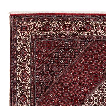 Tapis persan - Bidjar - 252 x 203 cm - rouge foncé