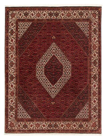 Tapis persan - Bidjar - 250 x 200 cm - rouge foncé