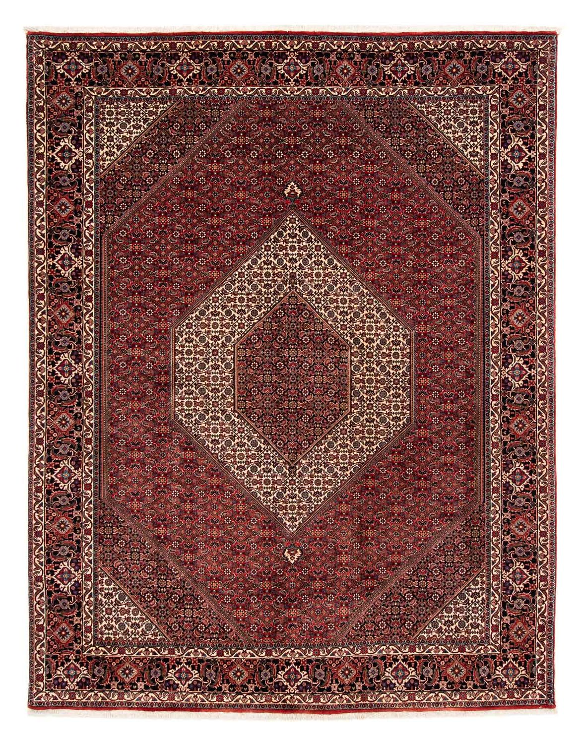 Perser Rug - Bidjar - 261 x 206 cm - dark red