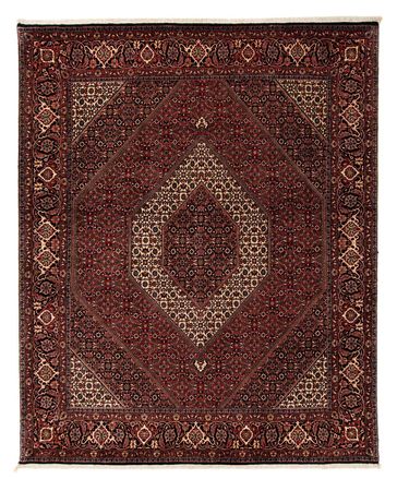 Tapis persan - Bidjar - 249 x 200 cm - rouge foncé