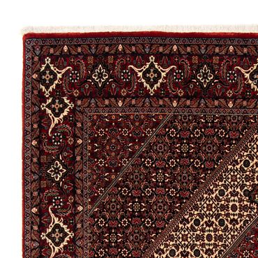 Alfombra persa - Bidjar - 248 x 202 cm - rojo oscuro