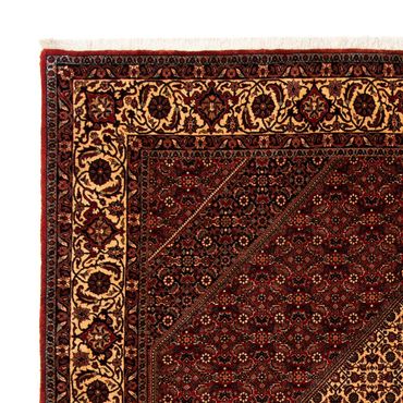 Tapis persan - Bidjar - 255 x 205 cm - rouge foncé