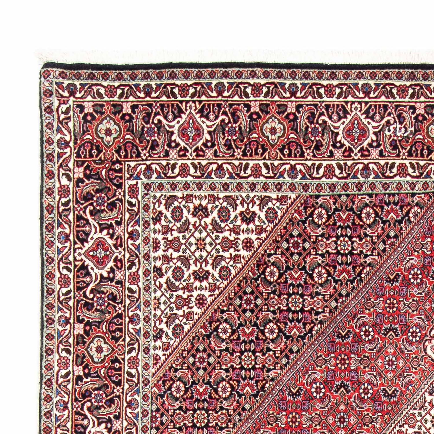 Alfombra persa - Bidjar - 243 x 171 cm - rojo claro