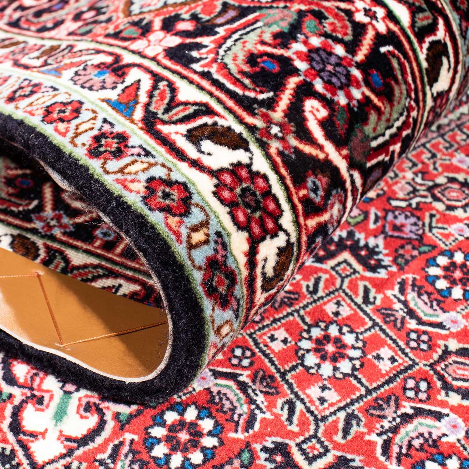 Perský koberec - Bijar - 243 x 171 cm - světle červená