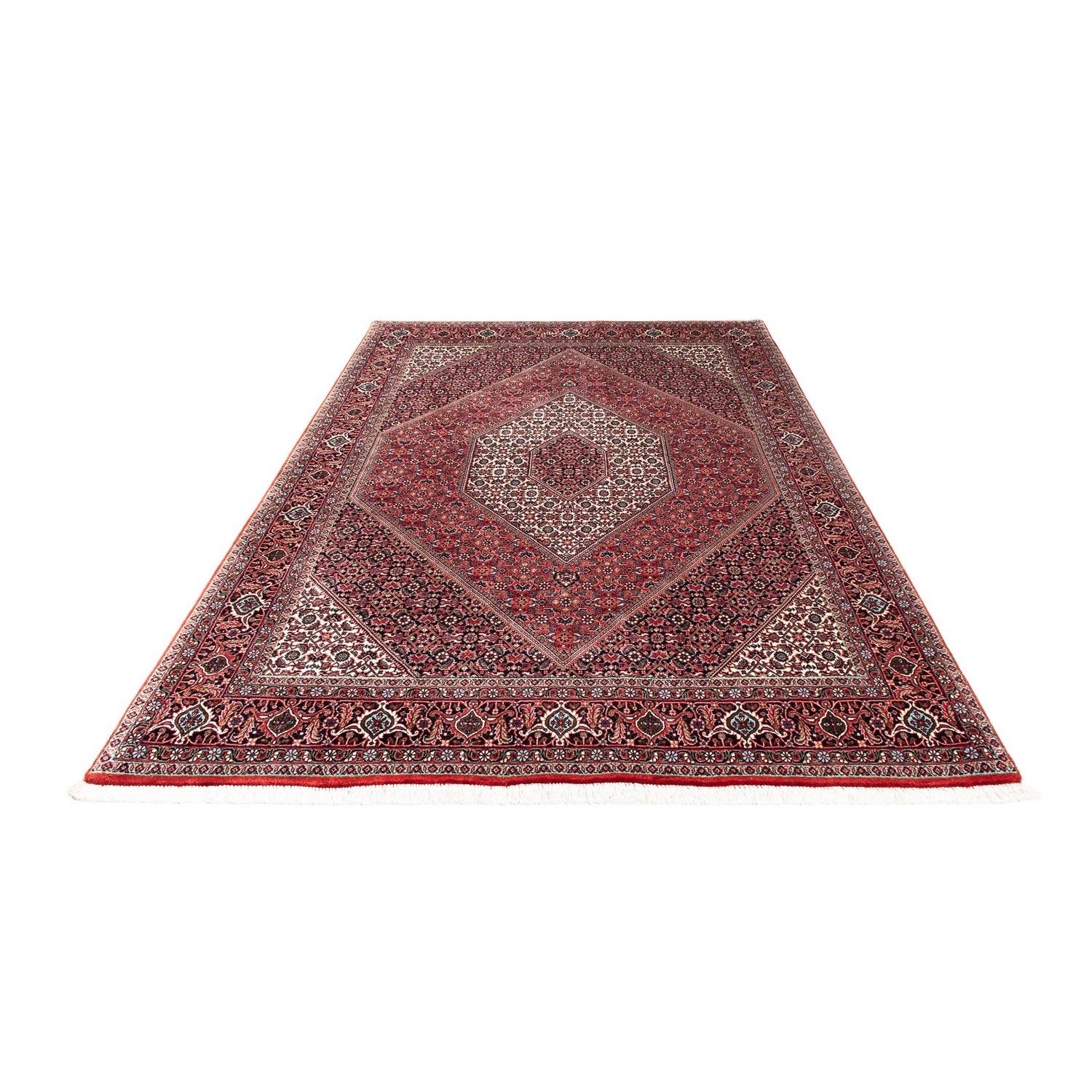 Perser Rug - Bidjar - 245 x 167 cm - dark red