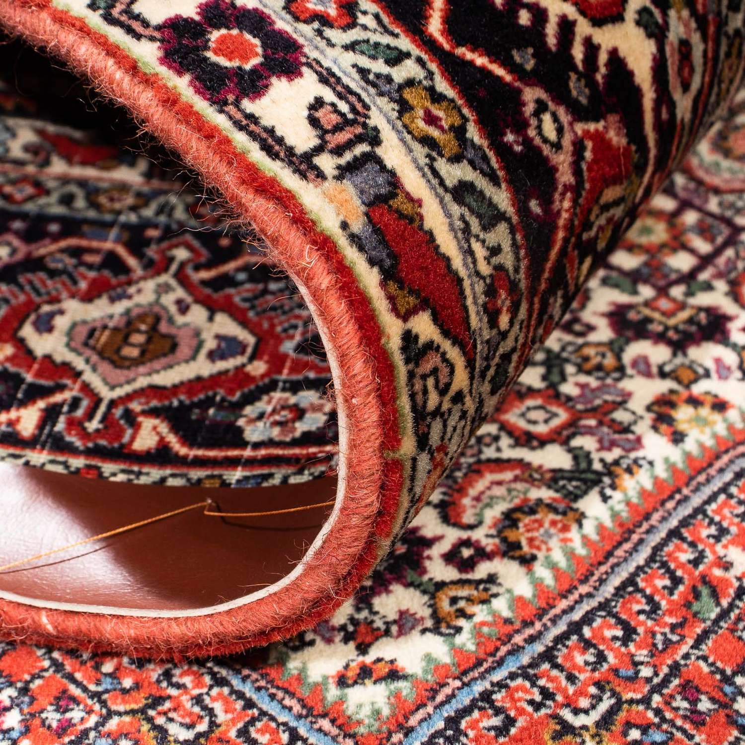Perzisch tapijt - Bijar - 244 x 153 cm - donkerrood