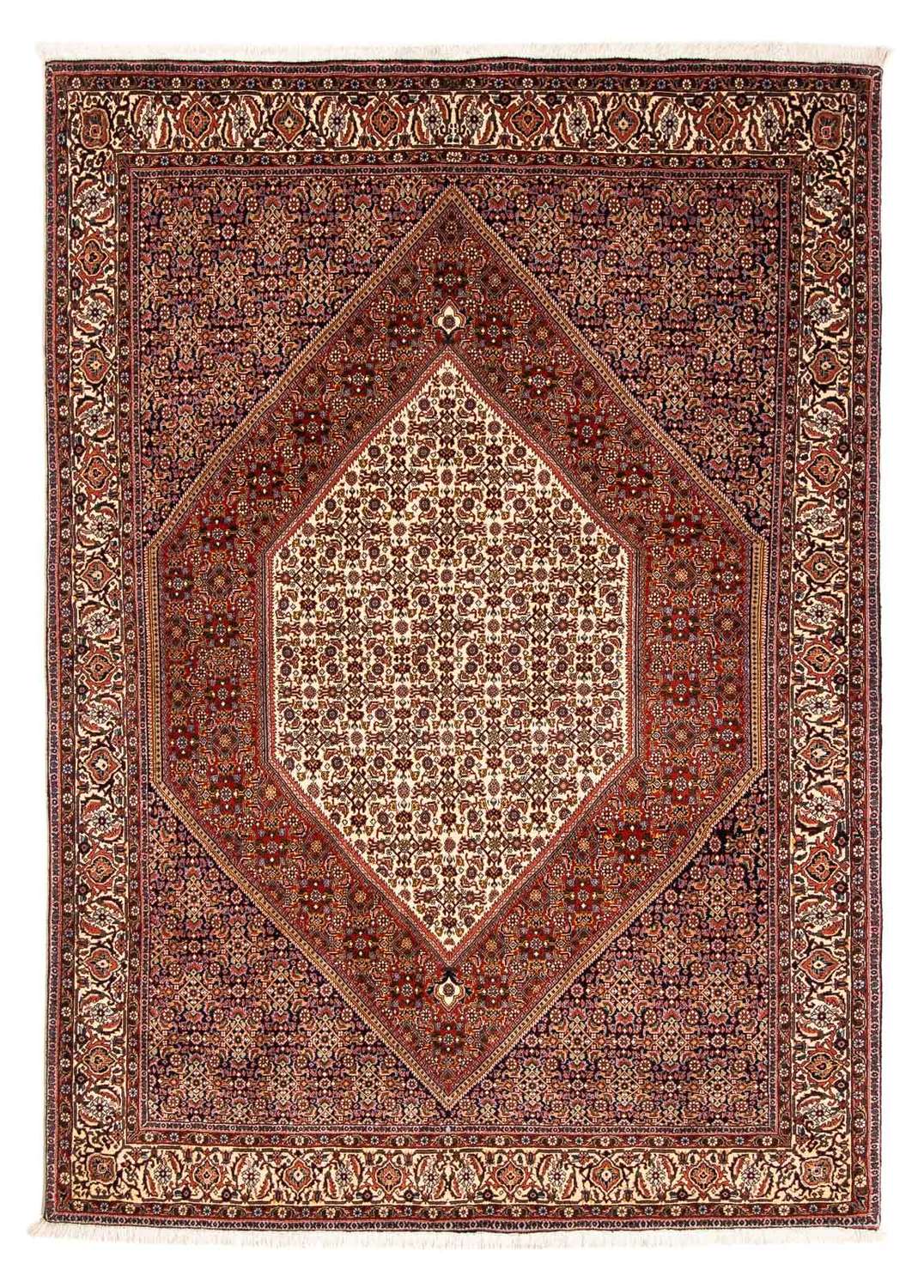 Persisk matta - Bijar - 231 x 163 cm - flerfärgad