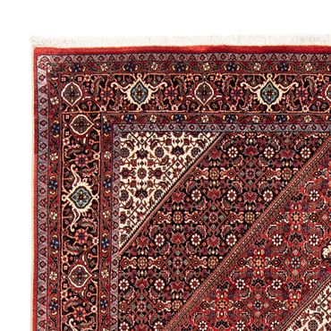 Alfombra persa - Bidjar - 236 x 169 cm - rojo oscuro