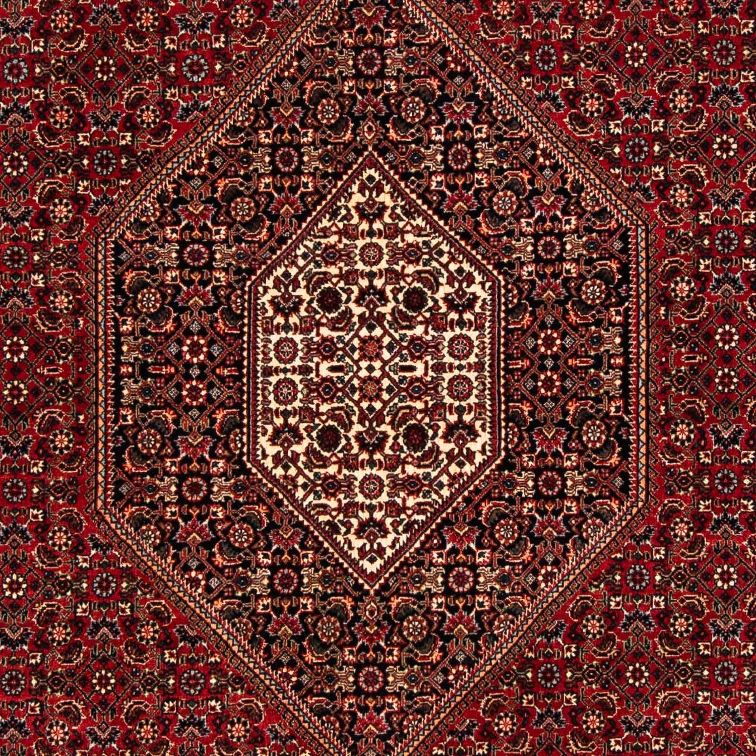 Alfombra persa - Bidjar - 261 x 164 cm - rojo oscuro