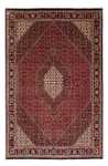 Persisk tæppe - Bijar - 240 x 166 cm - mørkerød