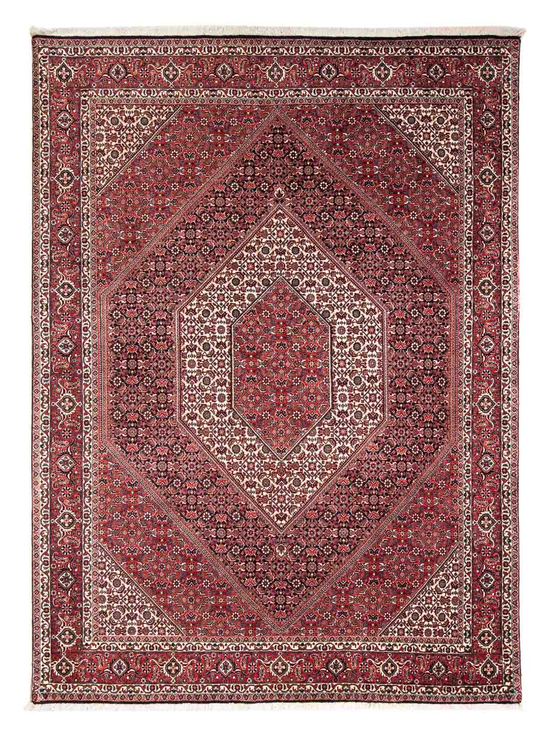 Perzisch tapijt - Bijar - 242 x 168 cm - licht rood