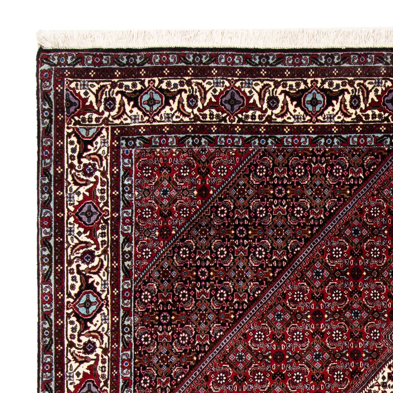 Alfombra persa - Bidjar - 257 x 173 cm - rojo oscuro