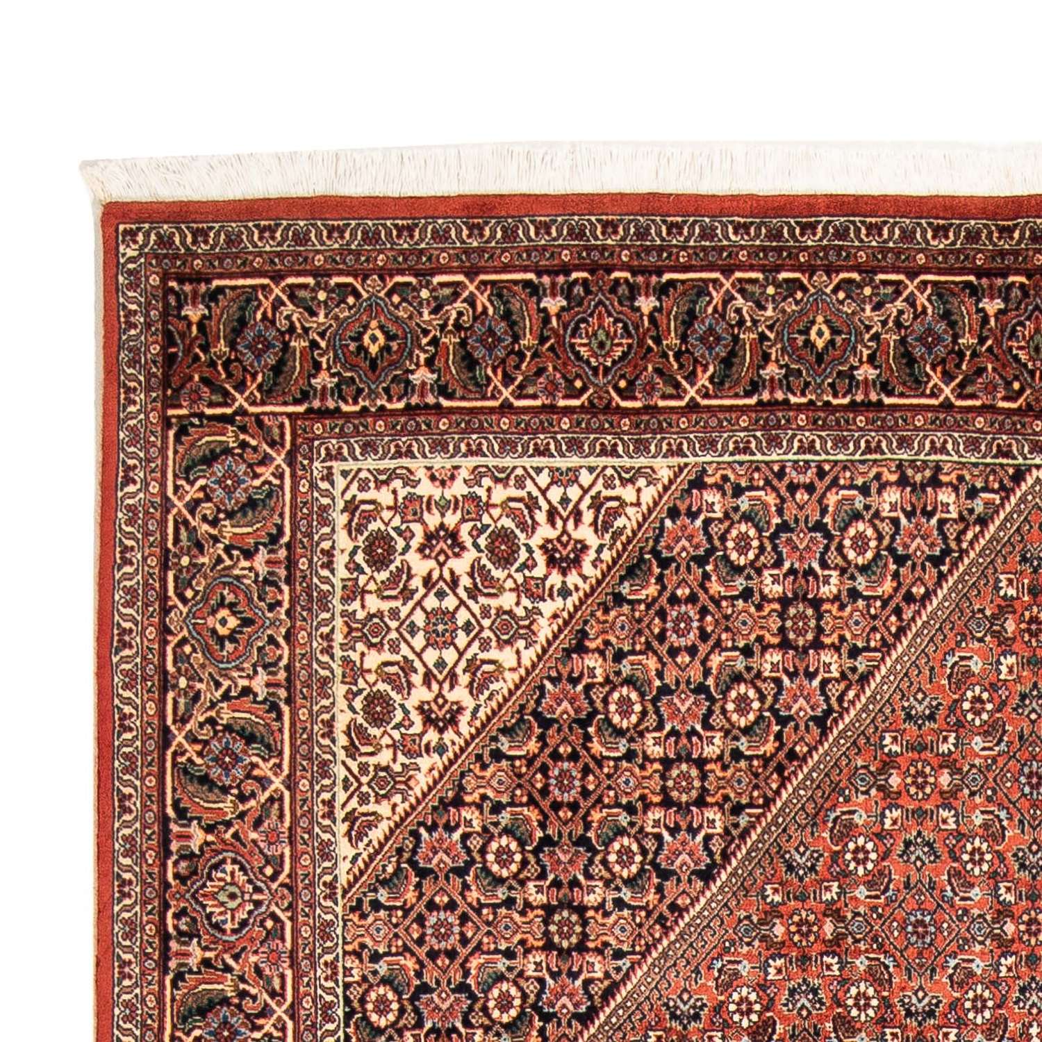 Tapis persan - Bidjar - 252 x 150 cm - rouge