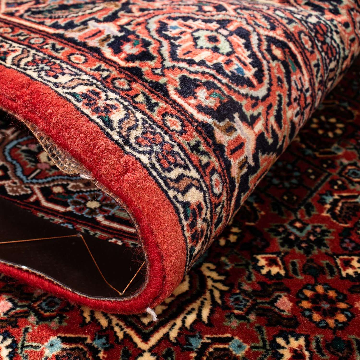 Persisk teppe - Bijar - 252 x 150 cm - rød