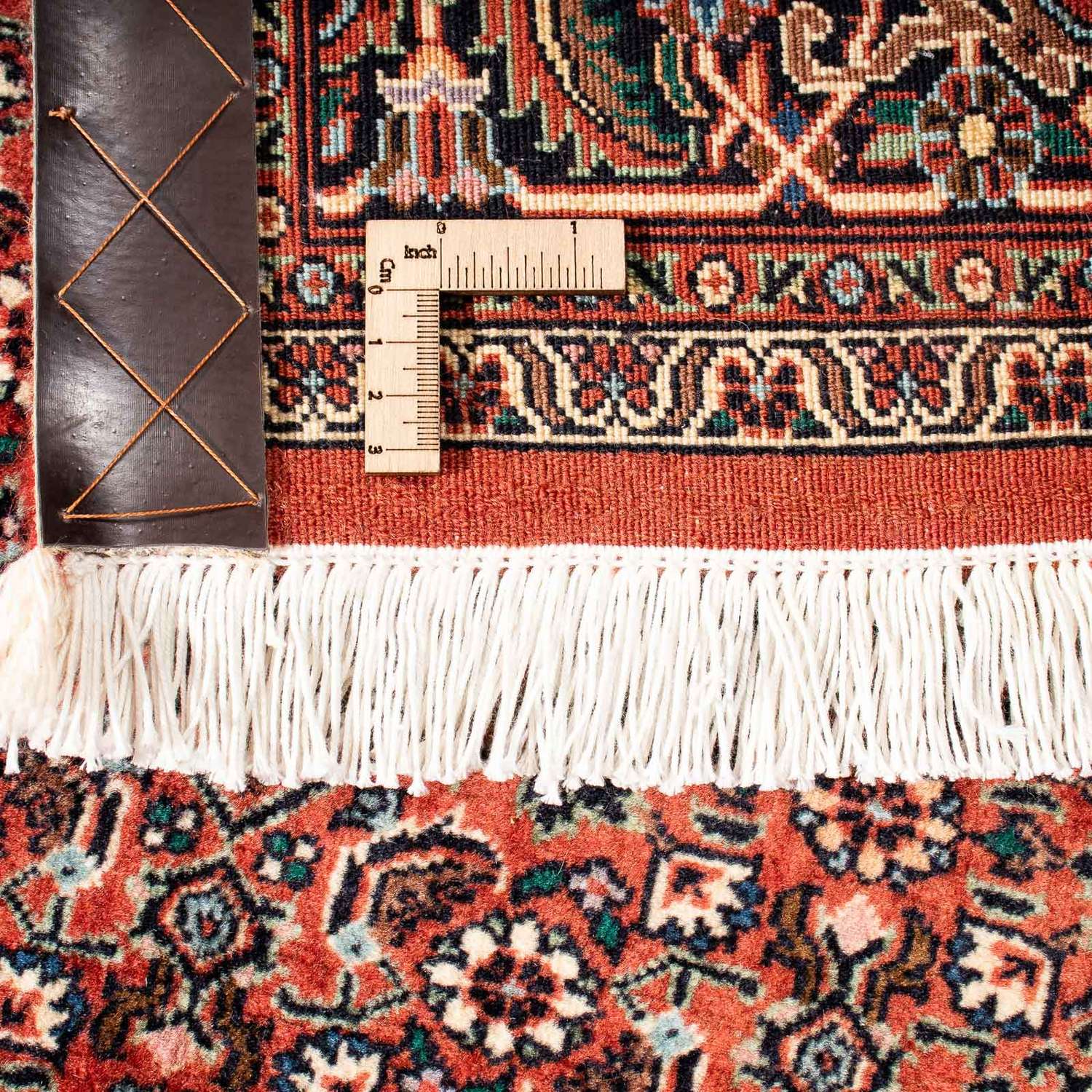 Perský koberec - Bijar - 252 x 150 cm - červená