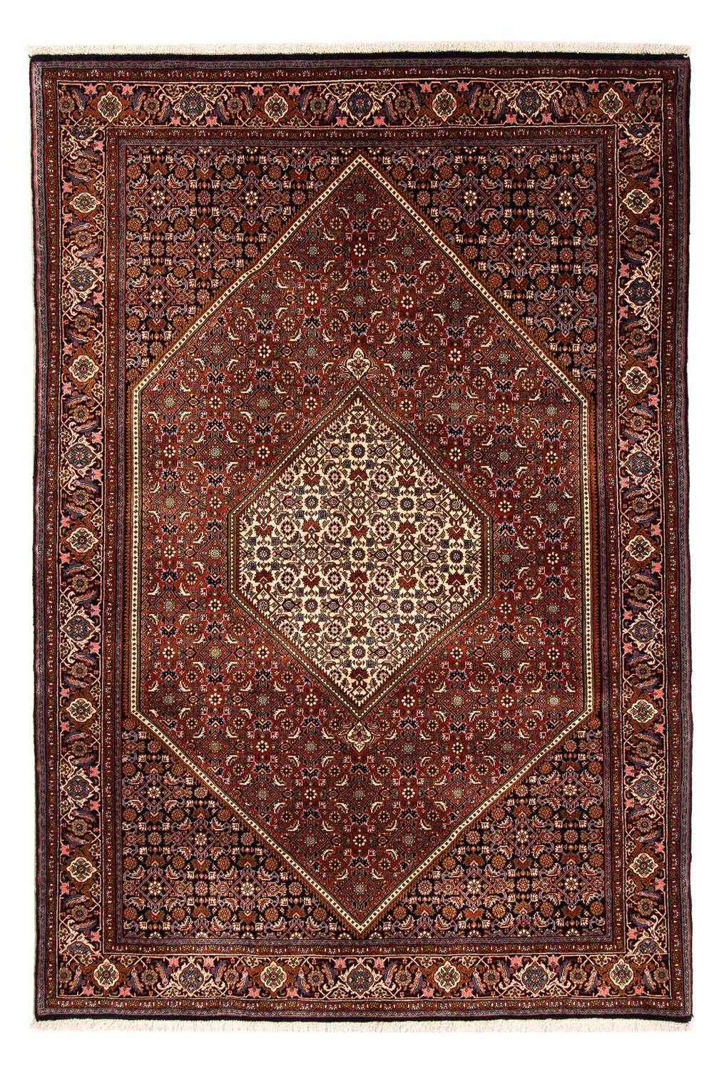 Tapis persan - Bidjar - 240 x 165 cm - marron