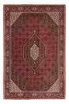 Persisk tæppe - Bijar - 258 x 169 cm - mørkerød