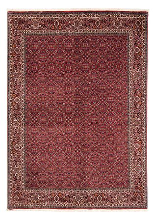 Alfombra persa - Bidjar - 231 x 170 cm - rojo oscuro