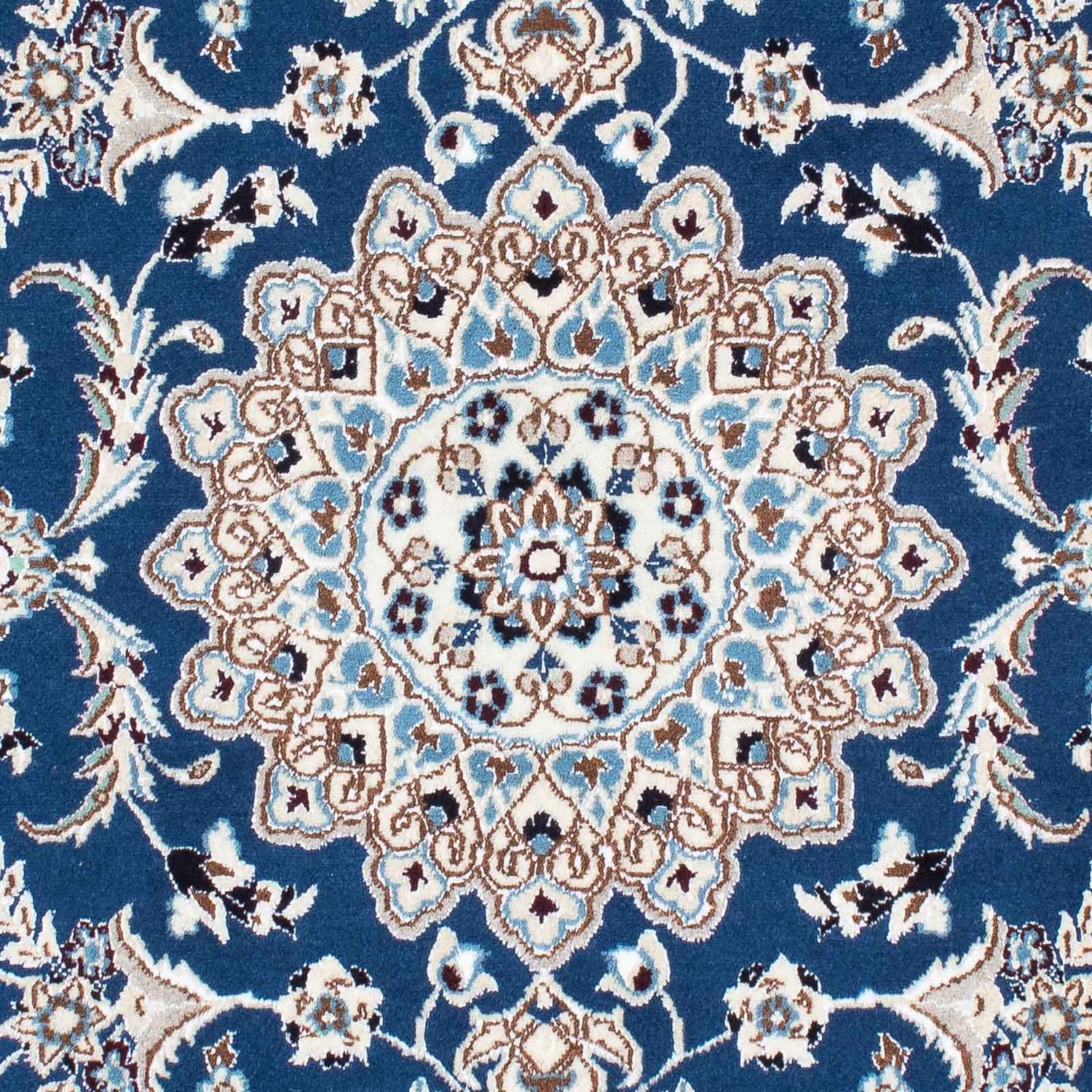 Alfombra Persa - Nain - Real - 170 x 108 cm - azul