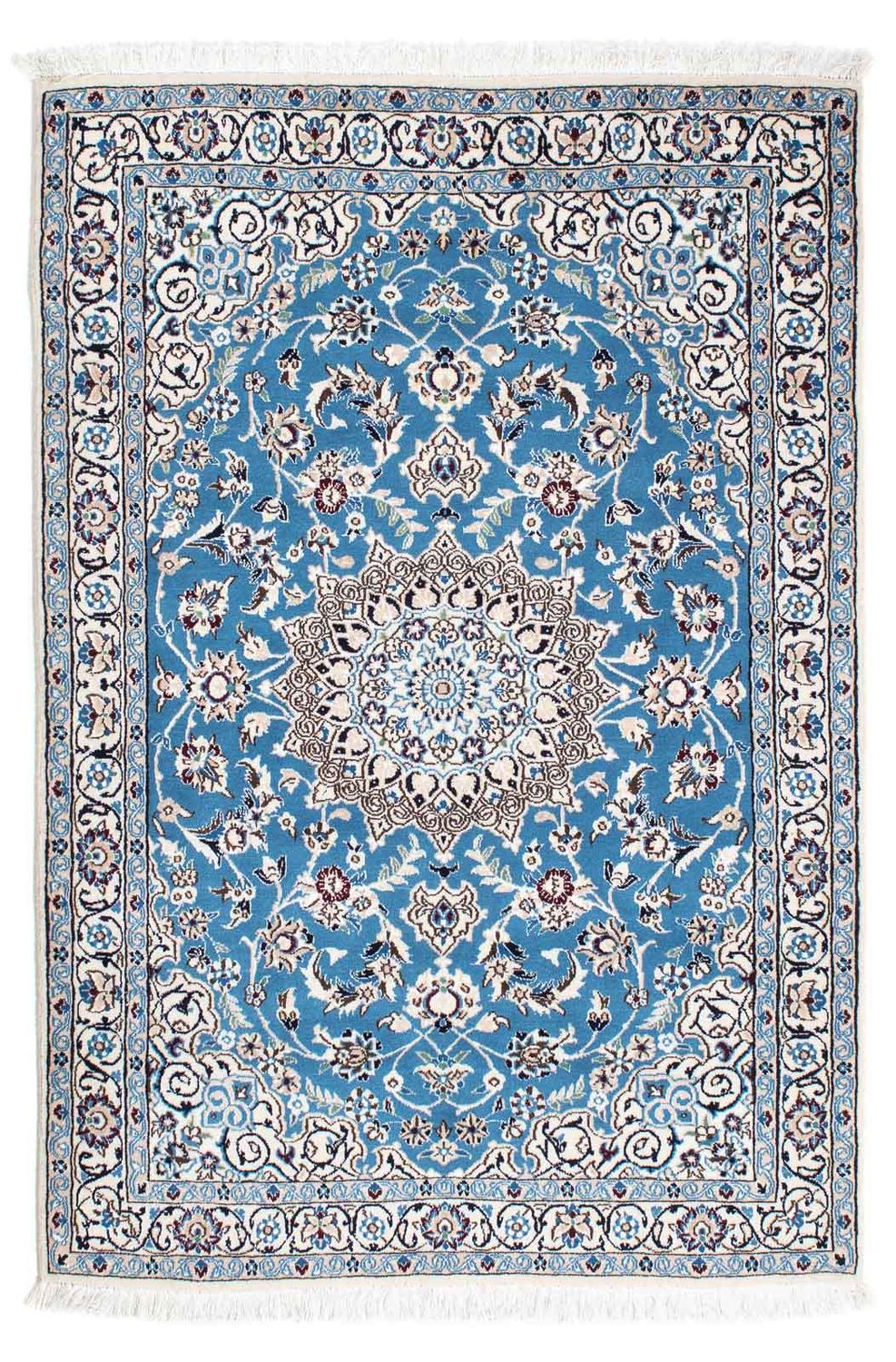 Perzisch tapijt - Nain - Koninklijk - 172 x 112 cm - blauw