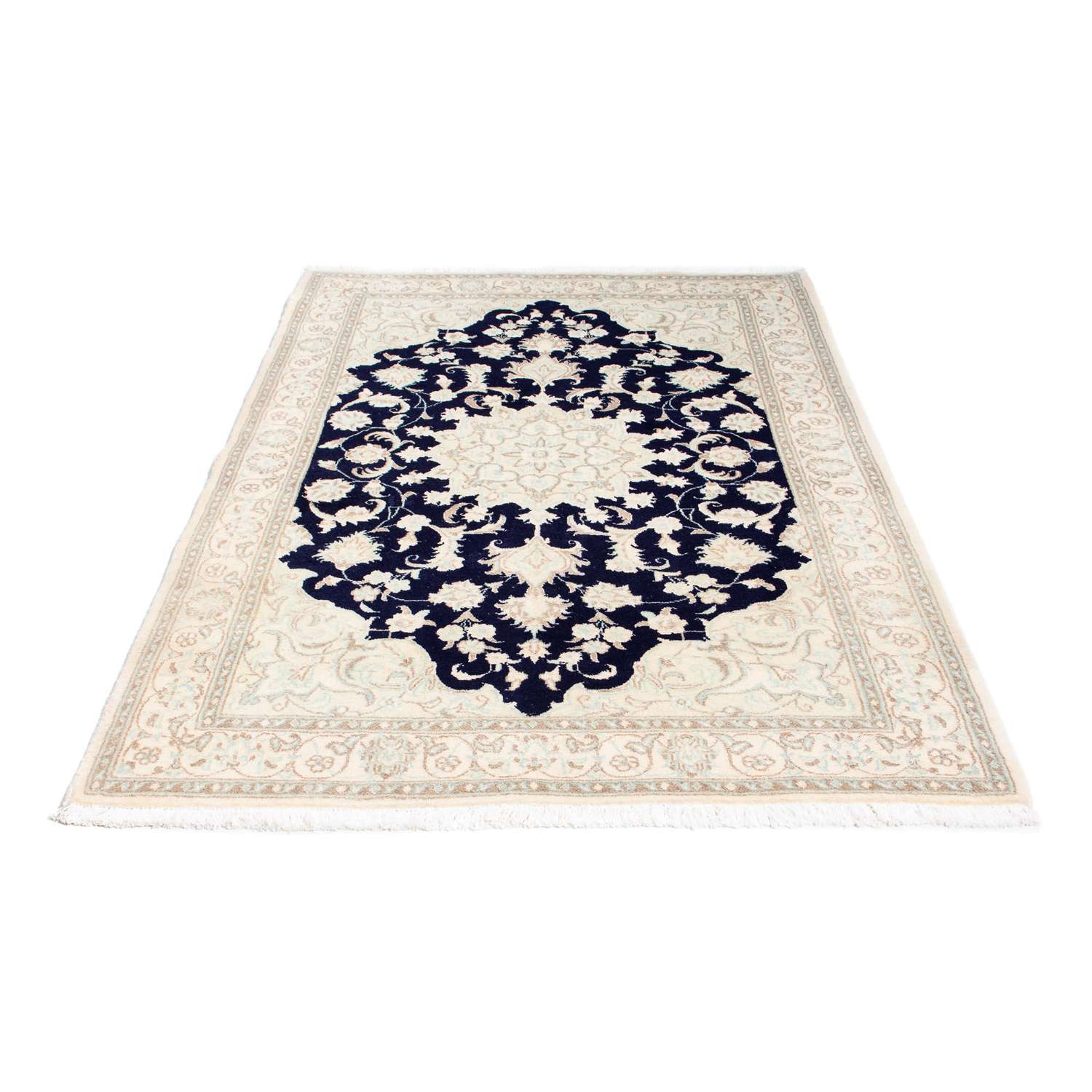 Persisk teppe - Nain - 189 x 130 cm - beige
