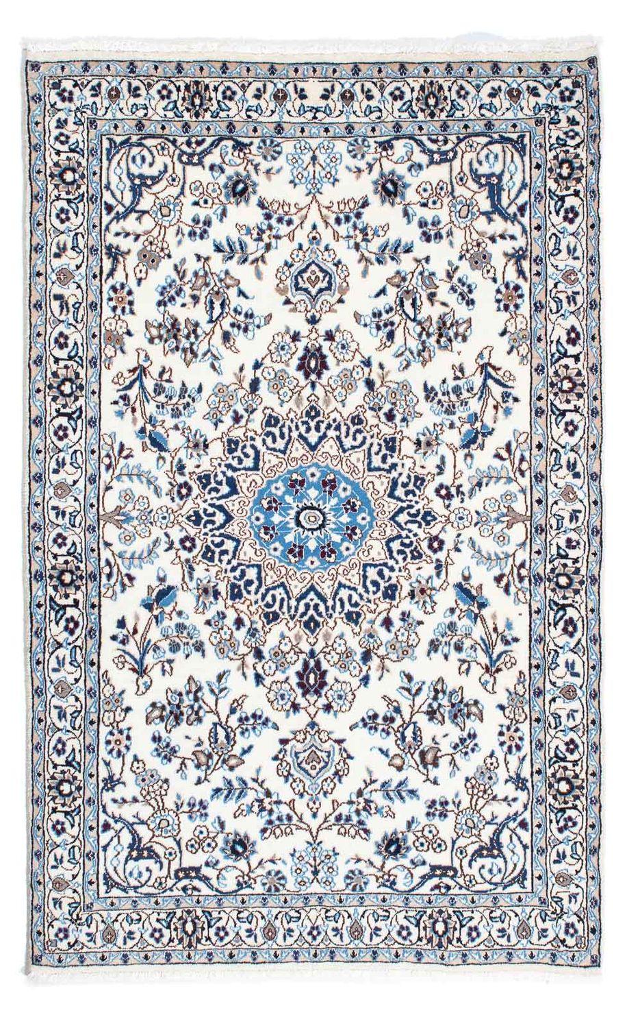 Tapis persan - Nain - Royal - 187 x 114 cm - beige