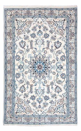 Tapis persan - Nain - 198 x 124 cm - beige