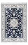 Tapis persan - Nain - Royal - 150 x 98 cm - bleu foncé