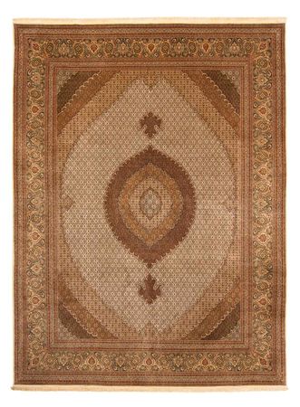 Tapis persan - Tabriz - 403 x 302 cm - marron clair