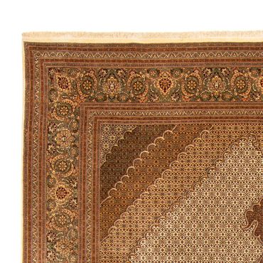 Tapis persan - Tabriz - 403 x 302 cm - marron clair