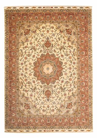 Persisk teppe - Tabriz - Royal - 413 x 297 cm - brun