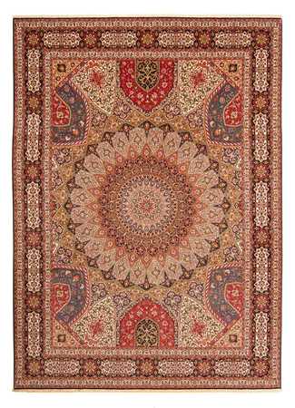 Perzisch tapijt - Tabriz - Royal - 408 x 300 cm - veelkleurig